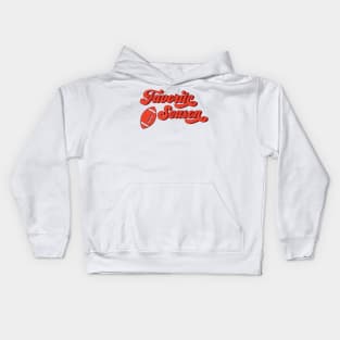 Favorite season, Footbball Kids Hoodie